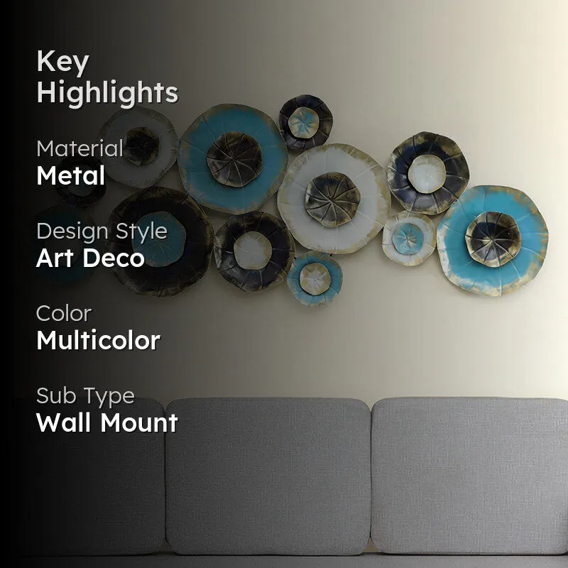Cobalt Loop Metal Wall Accent media 2