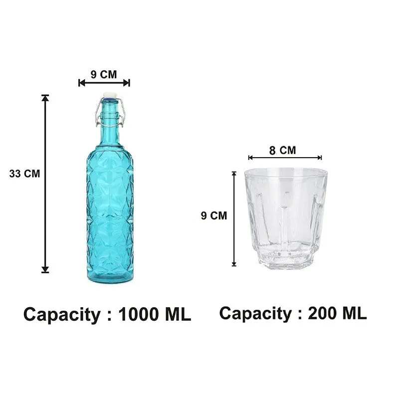 Huxley 1000 mL Water Bottle With 200 mL Glasses - Five Piece Set media 9