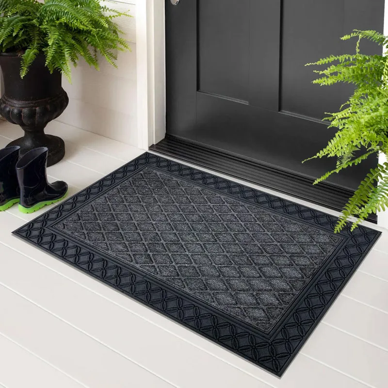 CoirLuxe Coir Door Mats - Black media 1