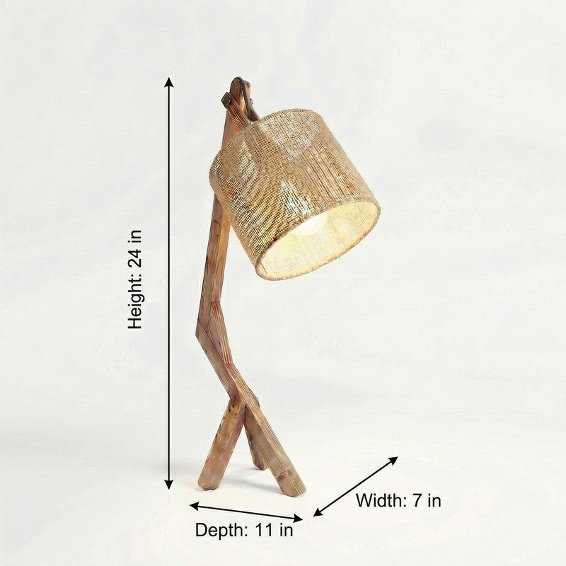 Juste Jute Table Lamp - Brown,Beige media 8