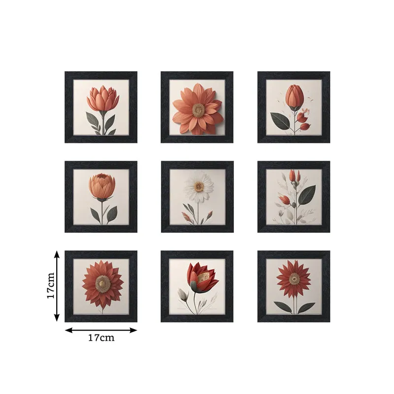 Nagma Flora Wall Art - Set Of Nine media 5
