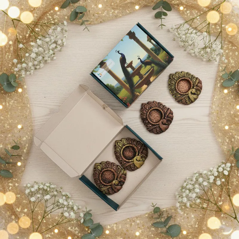 Paisley Ember Diya - Set Of Four media 7