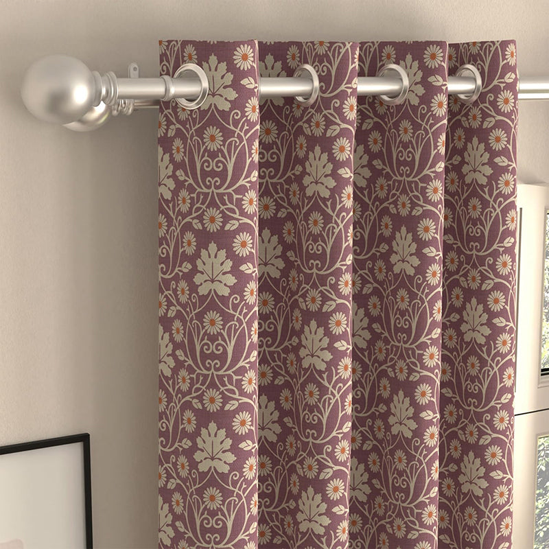 Urban Space Mystic Curtain (Wine) - Set Of Two media 3