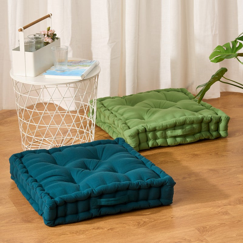 Marlon Floor Cushion - Green media 5
