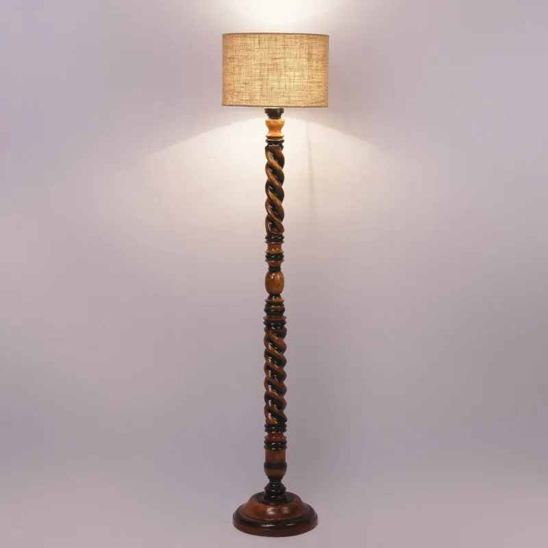 HaloCylinder Floor Lamp (Beige) media 5