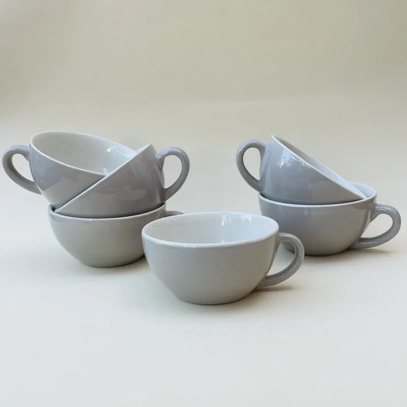 Urban Ceramic Tea Cup (240 mL Each) - Set Of Six media 4