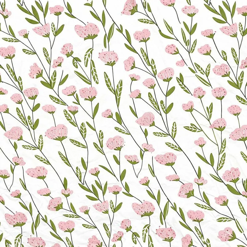 Floral Form Cotton Bedsheet - 300 TC media 4