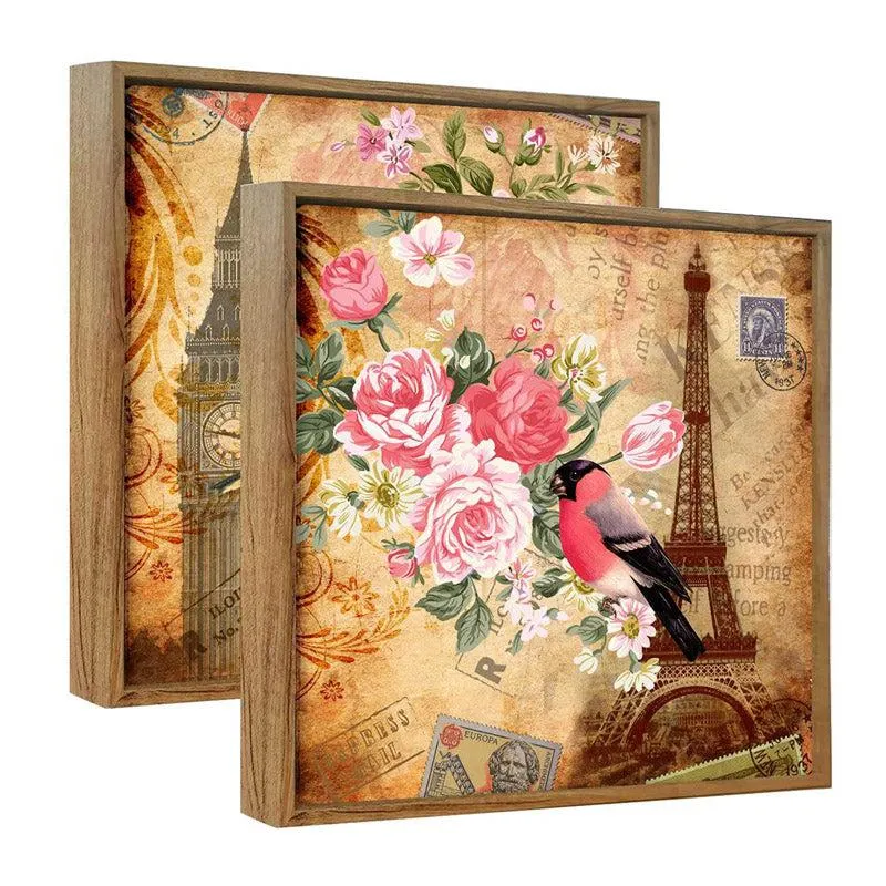 Honey Floral Wall Art - Set Of Two media 3
