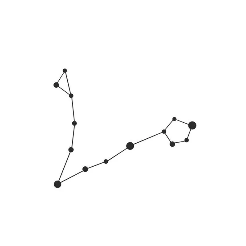 Pisces Constellation Black Iron Wall Accent media 3