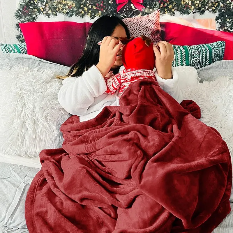 MonoPure Polyster Comforter (Red) - 180 GSM media 9