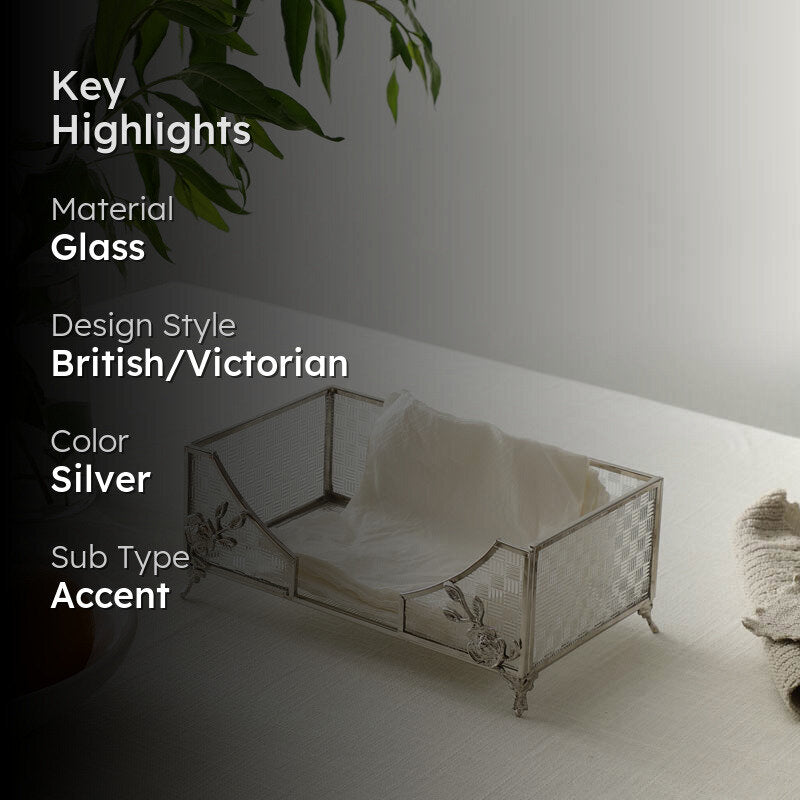 Citrile Silver Touch Tissue Holder - Silver media 2