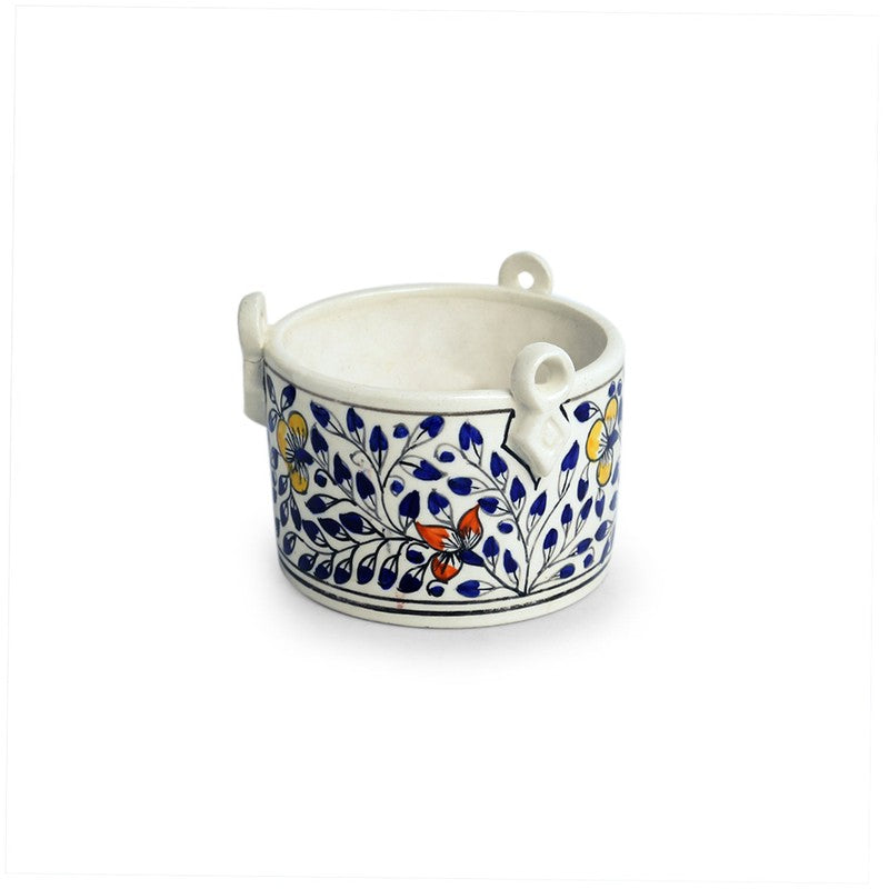 Bloom Vines Handpainted Planter media 3