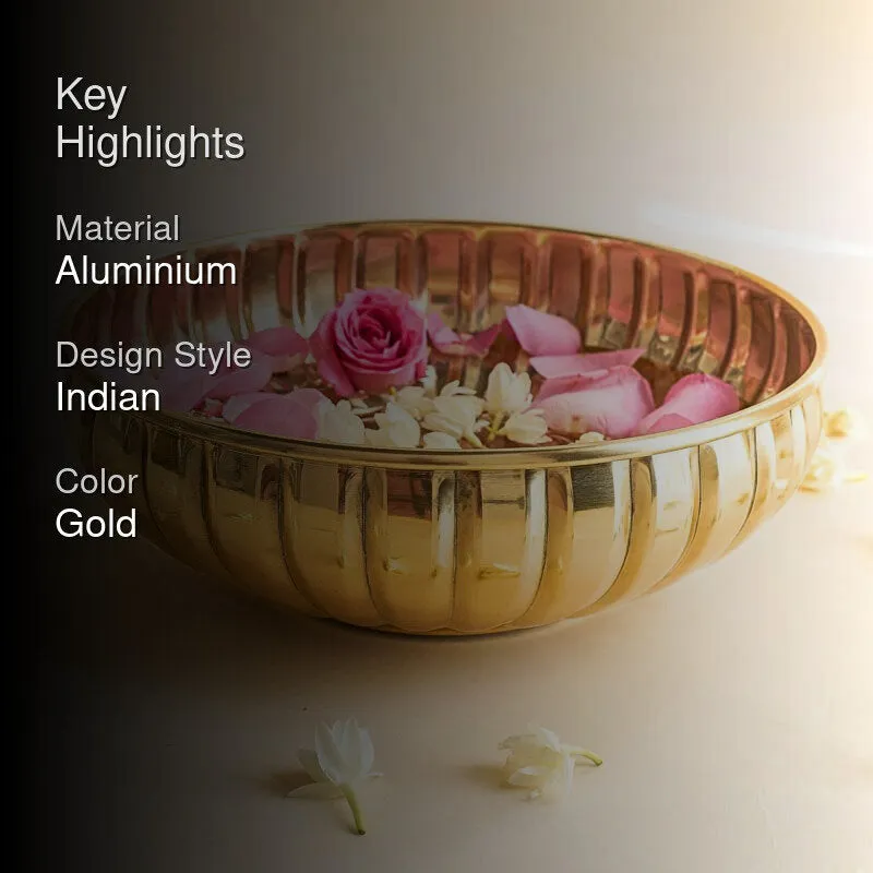 Jasmine Glow Urli  - Gold media 2