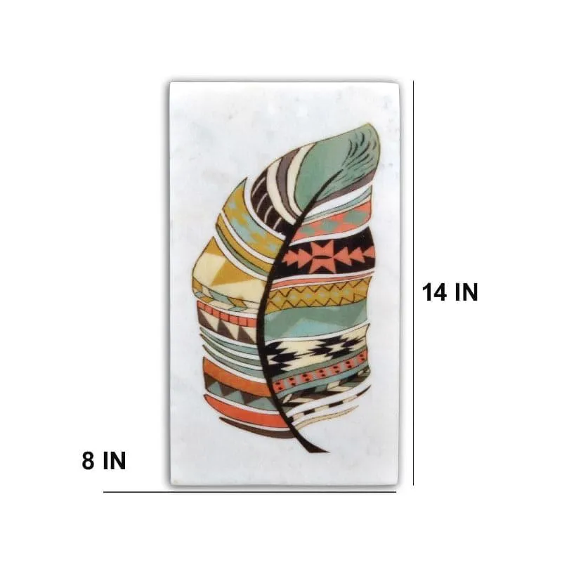 Feathery Fall Marble Wall Accent media 4