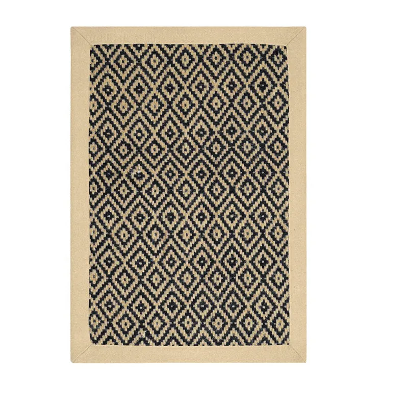 TerraTread Anti-Slip Jute Door Mats - Black media 1