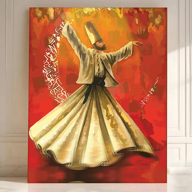 Sufi Dancer Wall Art media 3