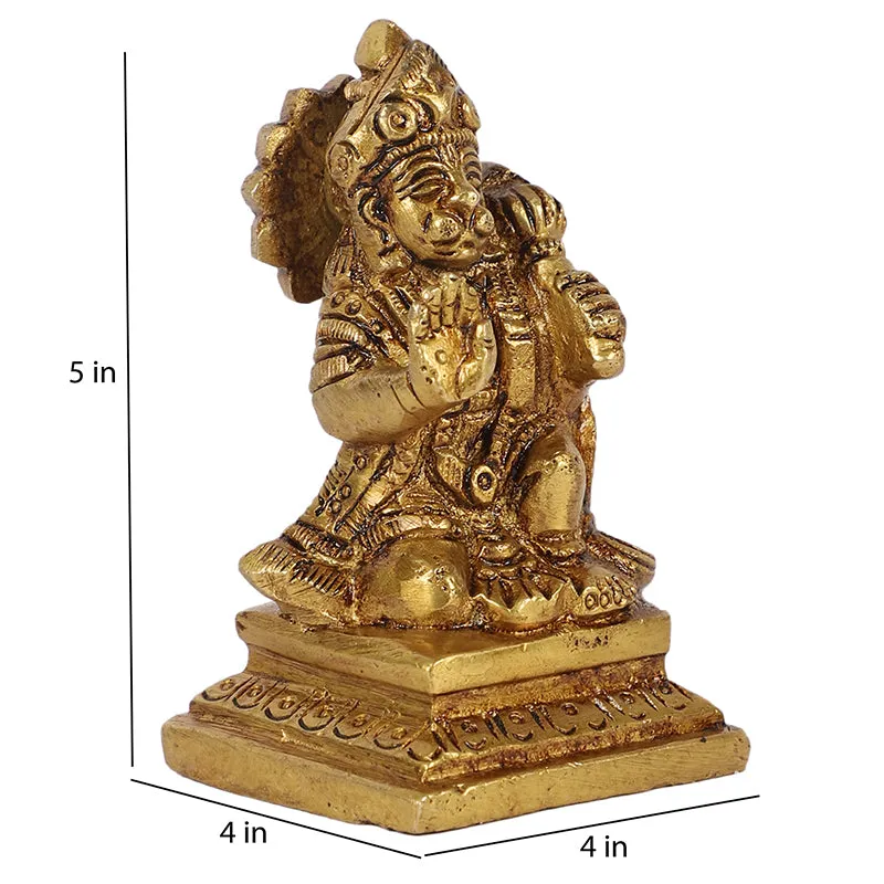 Shri Aanjaneya Swami Brass Idol media 6