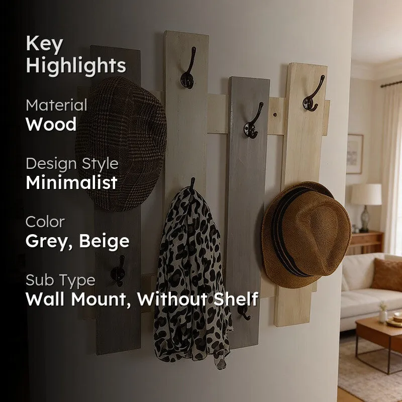 Picket Wooden Coat Hangers media 2