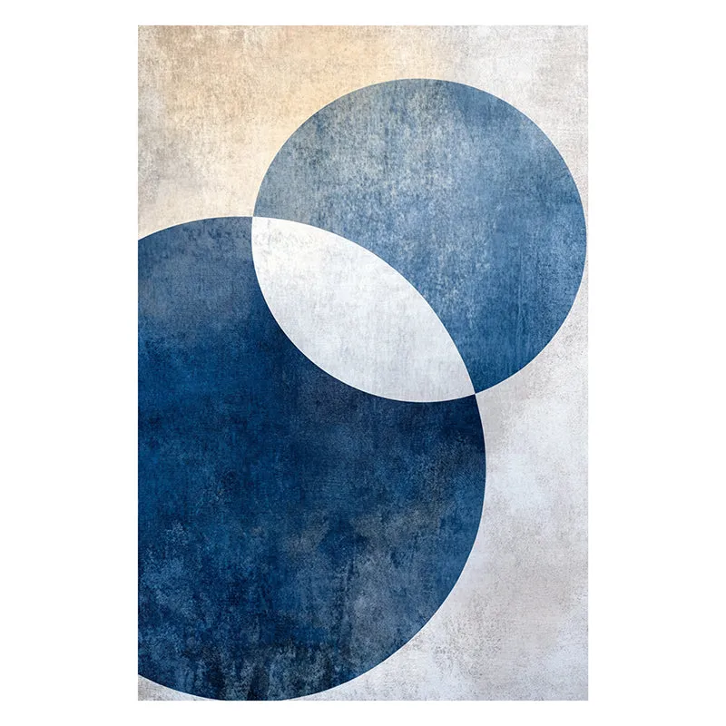 Lapis Eclipse Wall Painting - Set Of Two media 3