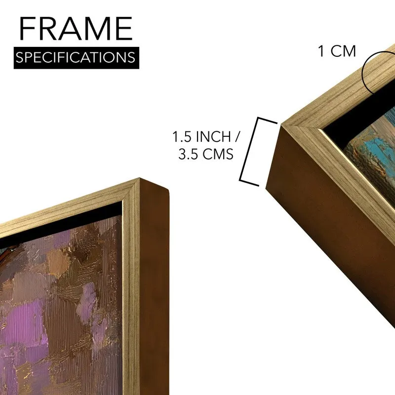 Nocturne Cafe Canvas Wall Painting With Frame media 8