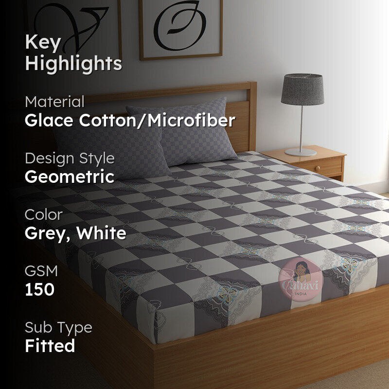 Cubiq I Fitted Microfiber Microfiber Bedsheet - 150 GSM media 2