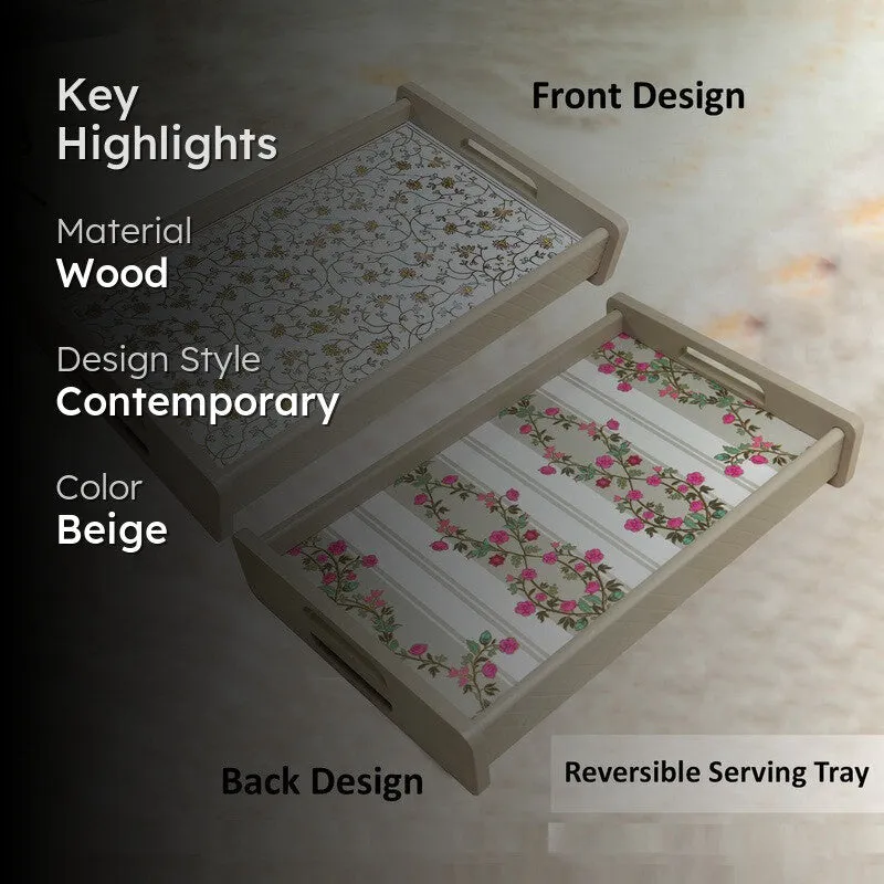 Zyra Wooden Serving Tray media 2