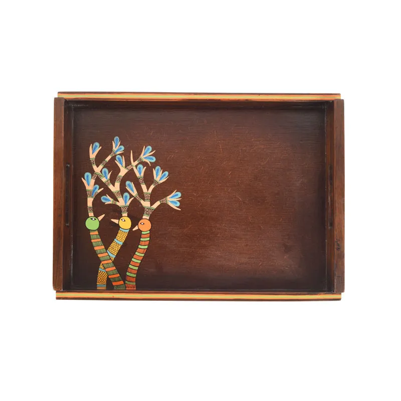 Chirpy Birdies Handcrafted  Serving Tray - Set of Two media 5