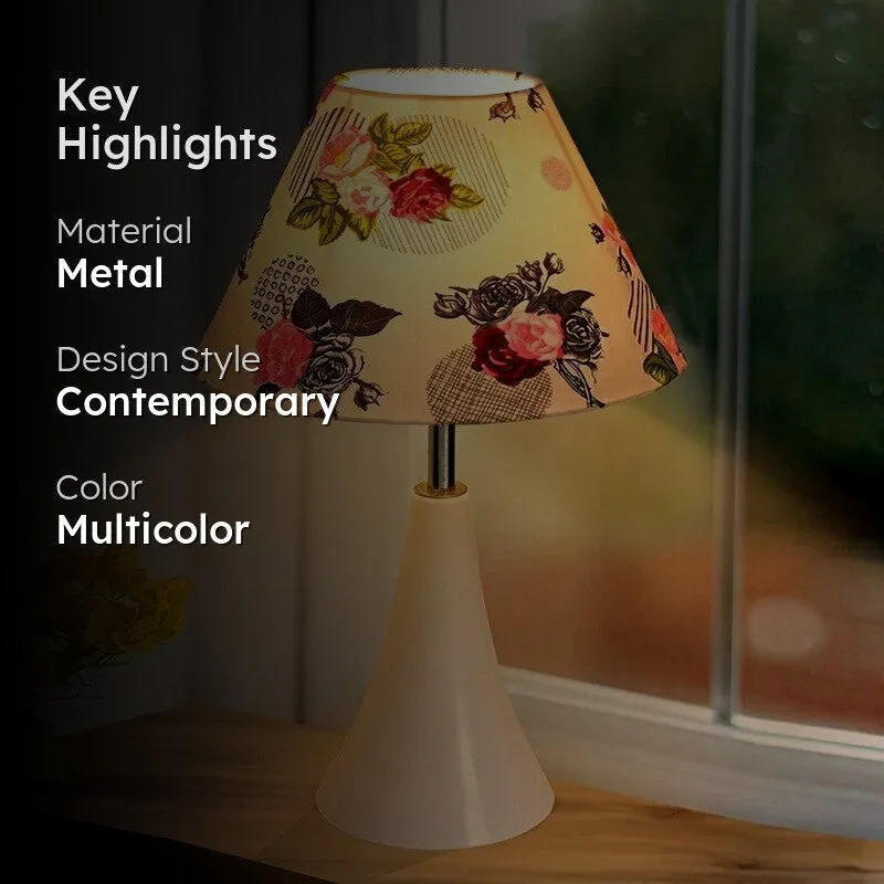 Arrido Rosa Pleat Metal Table Lamp - Multicolor media 2
