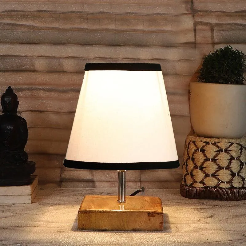 Tryda Fabric Table Lamp - White media 1