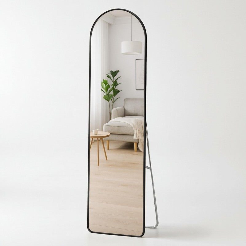 Illumia Floor Mirror With Aluminium Frame - Black media 3