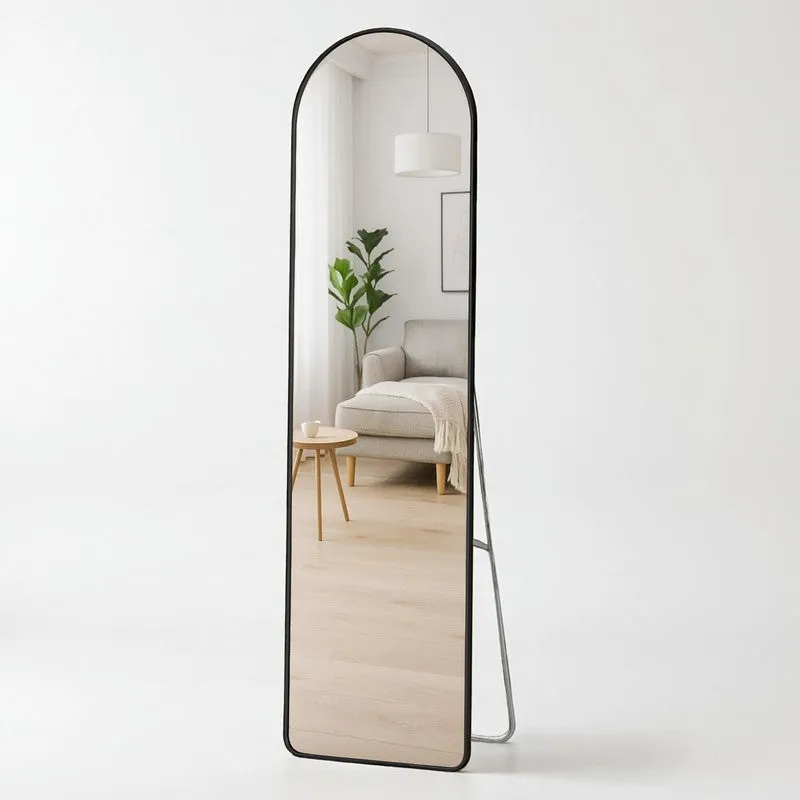 Illumia Floor Mirror With Aluminium Frame - Black media 3