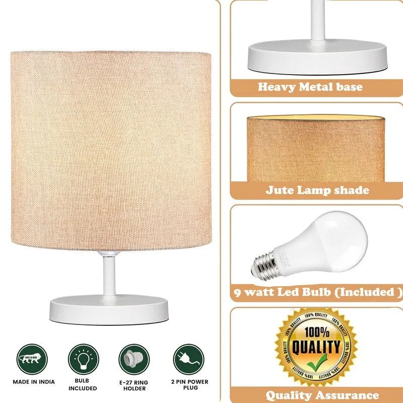 SolidEcho Light Metal Table Lamp - Beige media 5