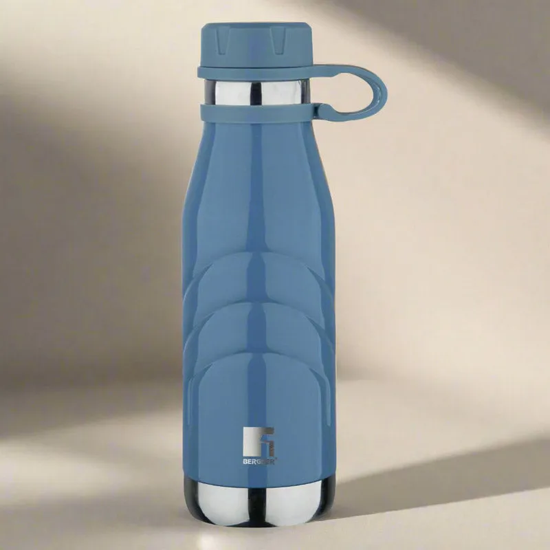 Bergner Walking Aqua Flex Thermosteel Hot And Cold Flask (Blue) - 500 mL media 5