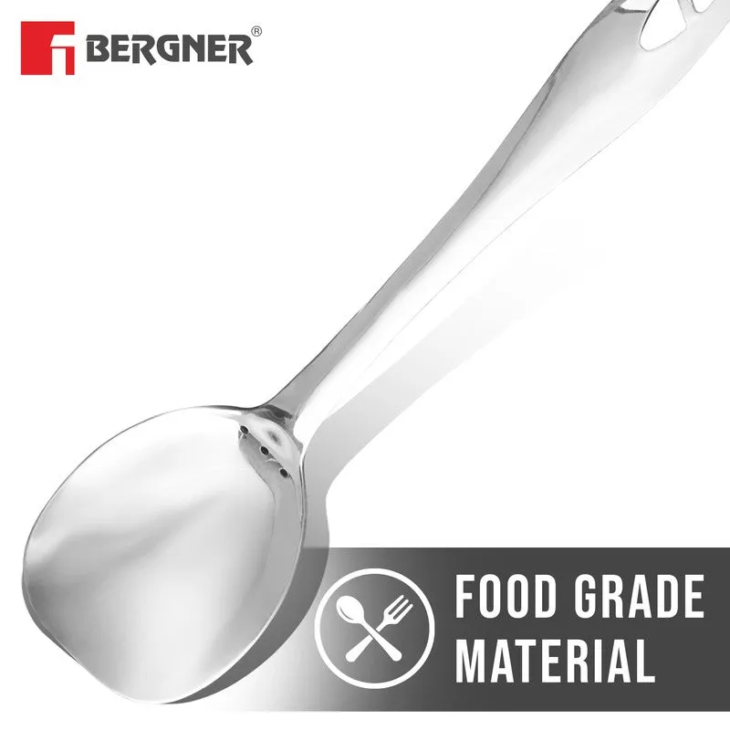 Solid Stainless Steel Serving Spoon - 35 CM media 7