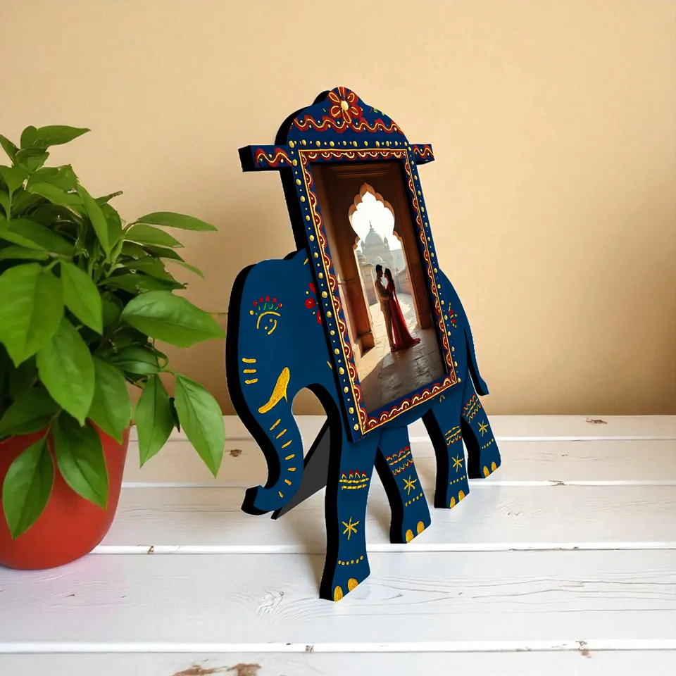 HeritageTrunk MDF Photo Frame - Blue media 6