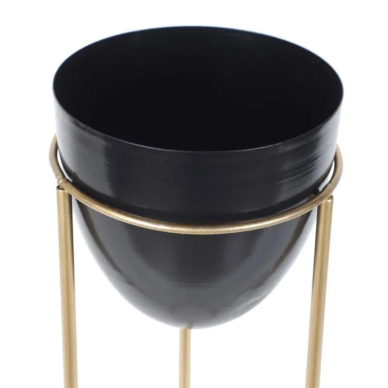 Kiromia Floor Planter (Black) - Set Of Three media 5