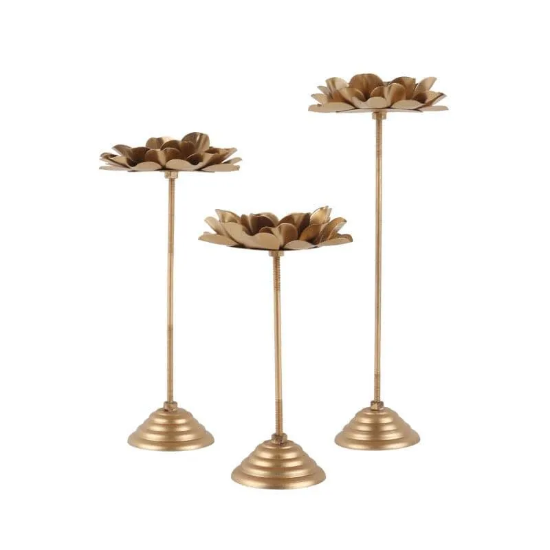 Phoola Tealight Holder - Set Of Three media 5