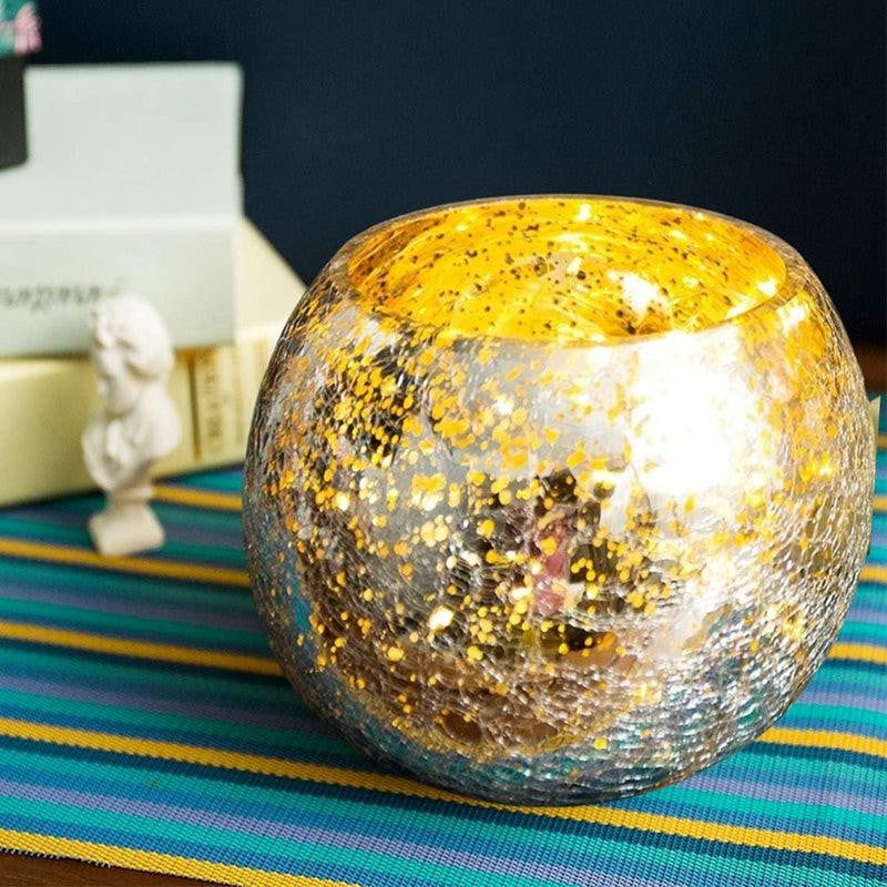Bliss Sparkle Tealight Candle Holder - Silver media 4