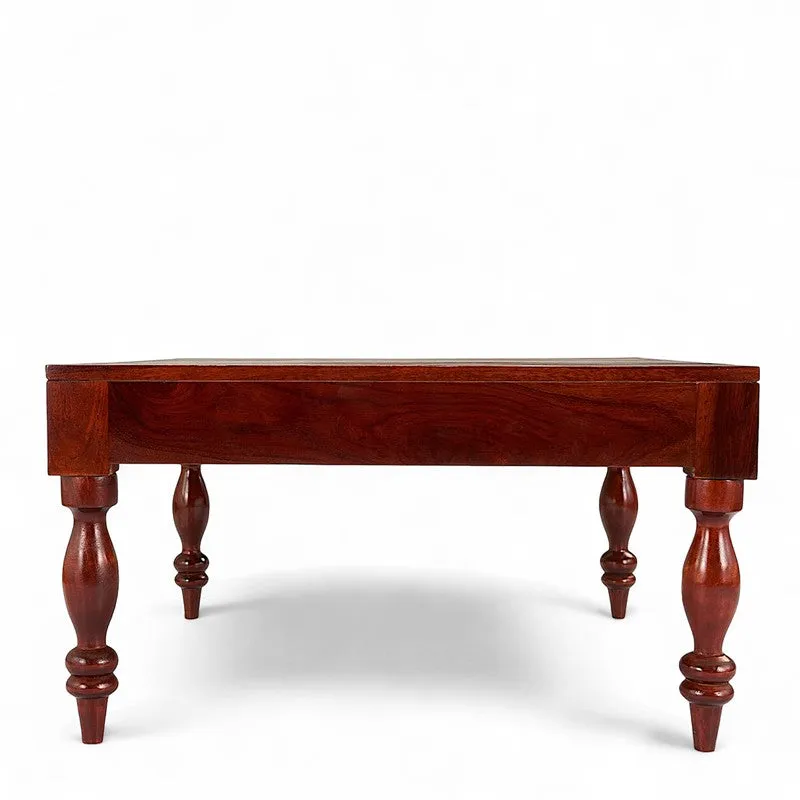 Oervon Sheesham Wooden Center Table - Red media 5