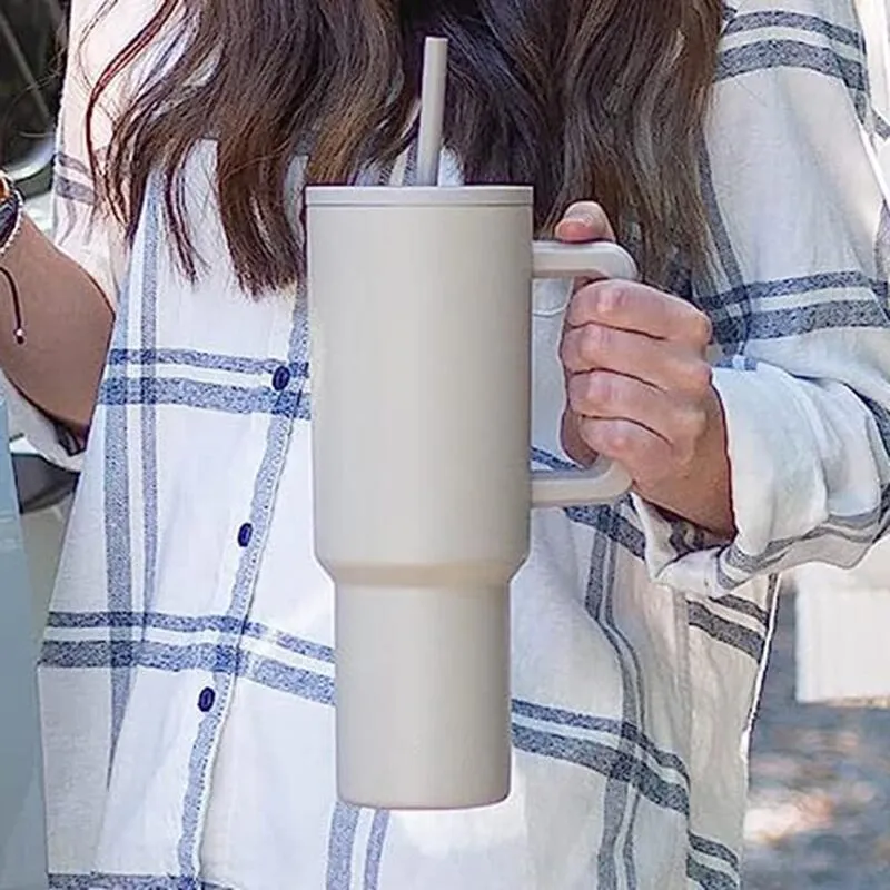 Hydra Boost Stainless Steel Tumbler (1200 ML) - Oat media 5