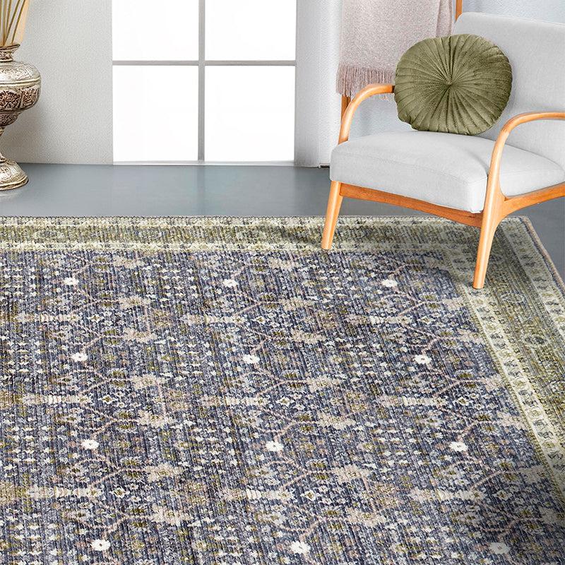 Sadie Ethnic Carpet - Navy Blue media 3