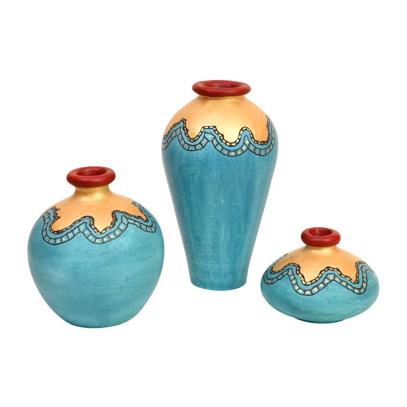 Rianna Terracotta Vase - Three Piece Set media 3