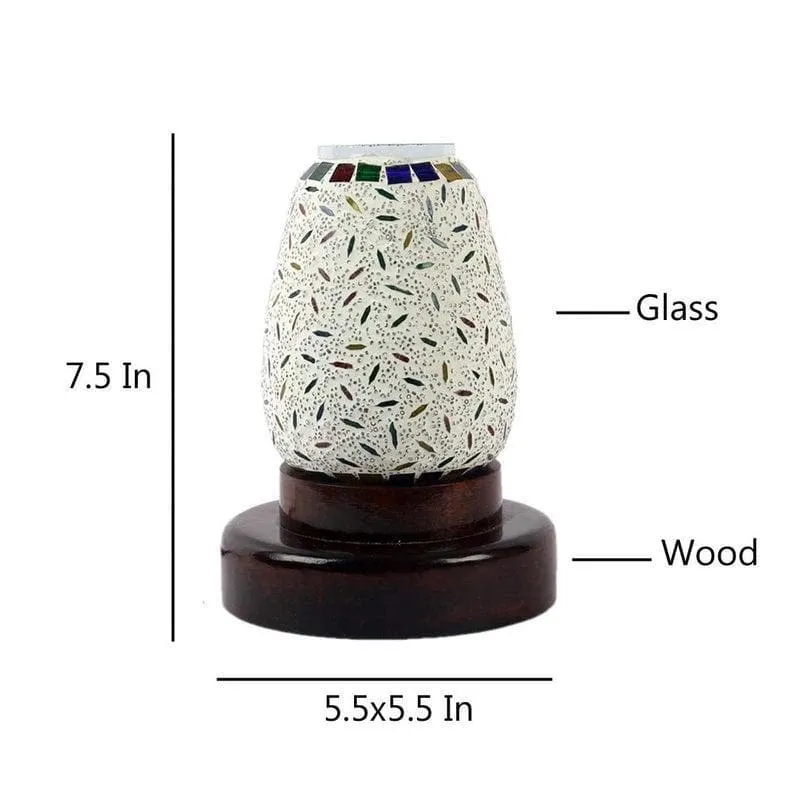 Soulful Mosaic Glass Table Lamp - Multicolor media 7