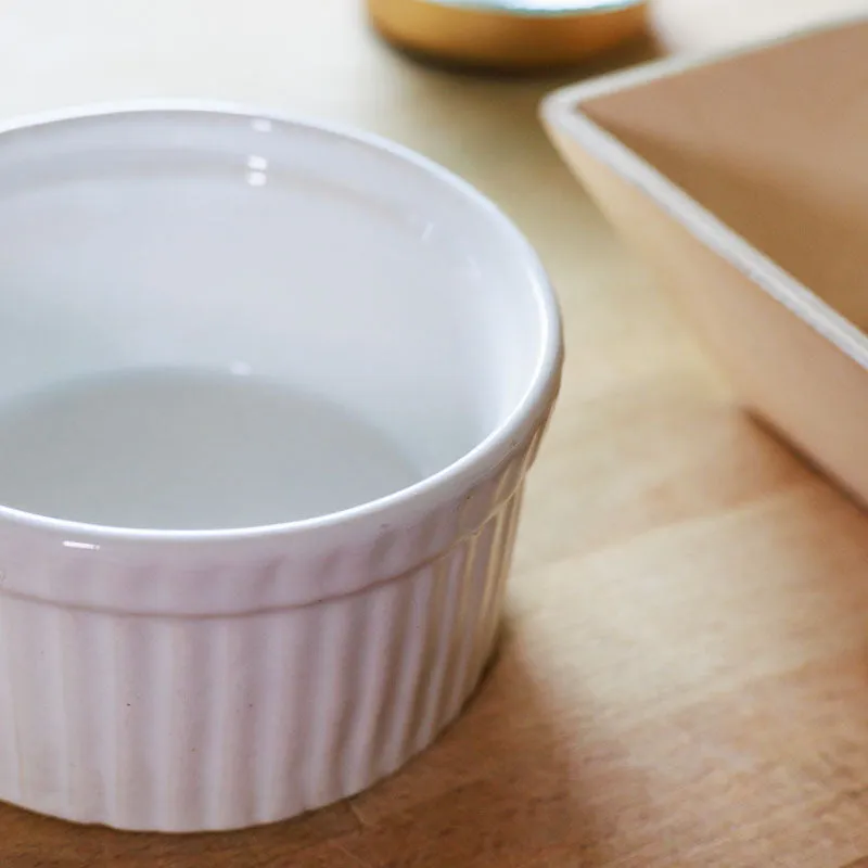 Dishlet Snack Bowl (White/170 mL Each) - Set Of Two media 4