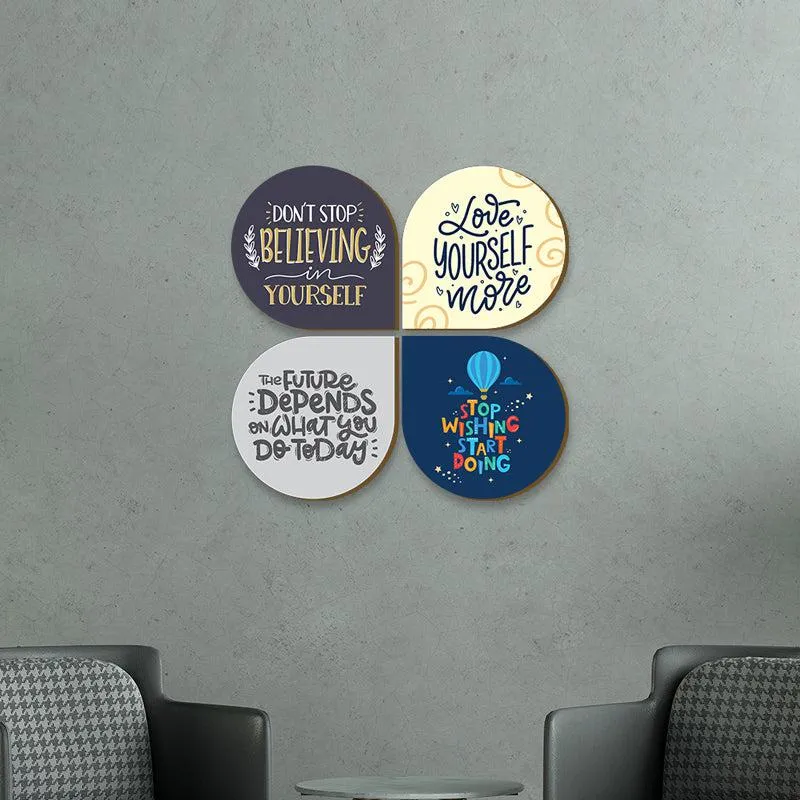 Start Doing Motivational MDF Wall Hanging - Four Piece Set media 4