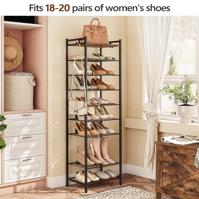 Efficient Metal Shoe Rack - Black media 5