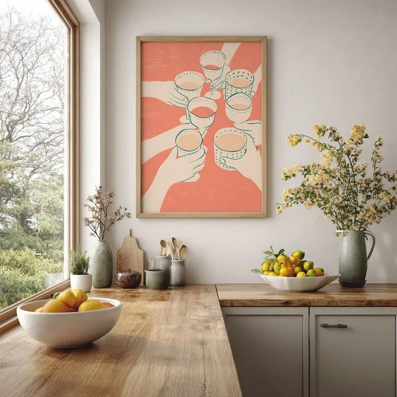 Marinara Muse Archival Canvas Wall Art - Brown media 5