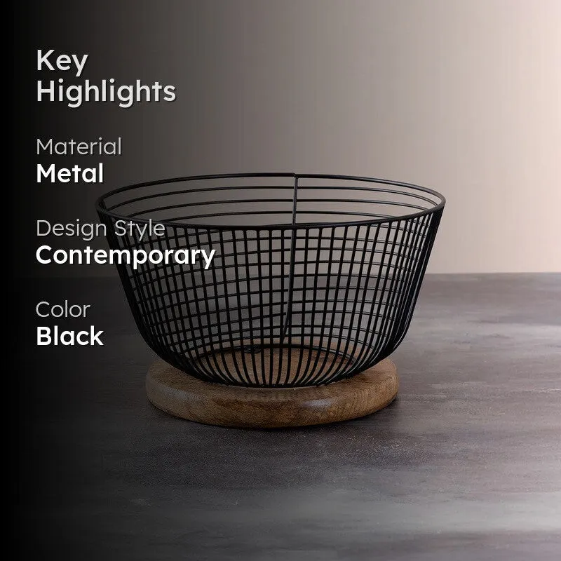 Dome Mesh Basket With Base media 2