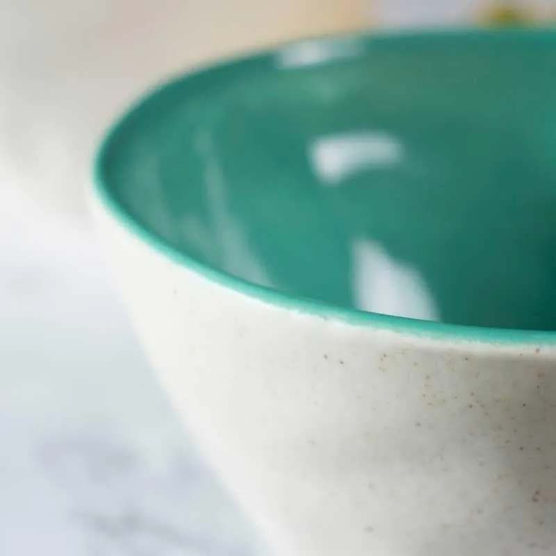 Turquoise Tranquility Serving Bowl media 4