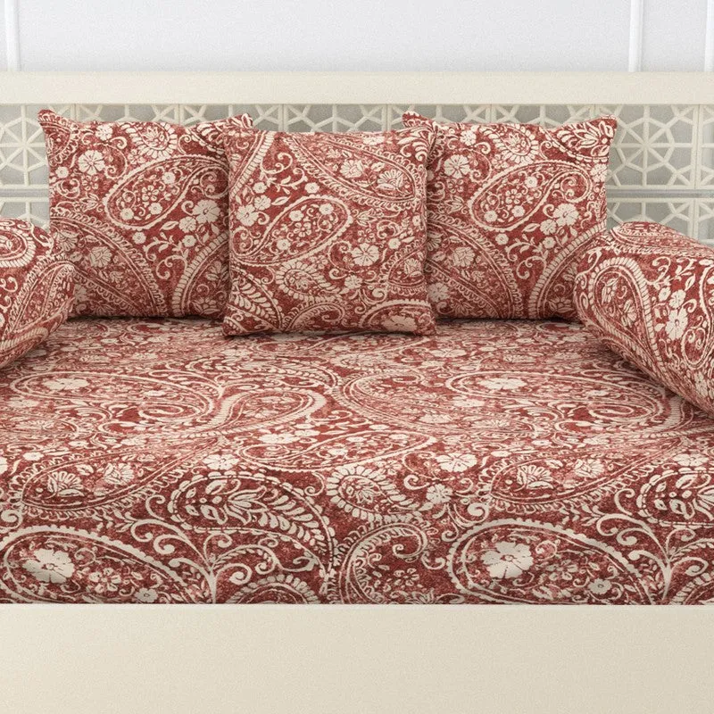 Diviora Ethnic Cotton Diwan Set - Six Piece Set media 4